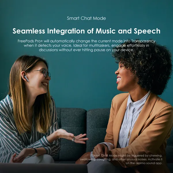 Oraimo Freepods Pro+ Hybrid ANC True Wireless Earbuds E108DC - Image 5