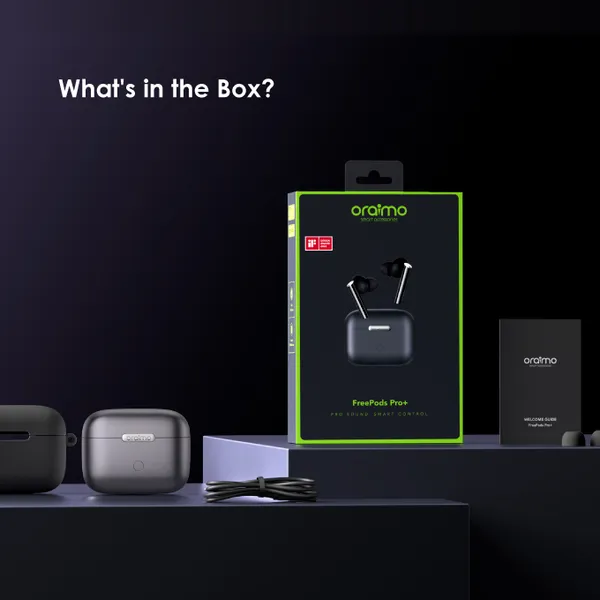 Oraimo Freepods Pro+ Hybrid ANC True Wireless Earbuds E108DC - Image 13