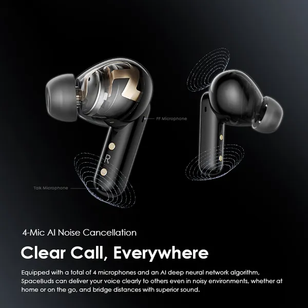 Oraimo SpaceBuds ANC True Wireless Earbuds Customized Voice Prompt OTW-630 - Image 4