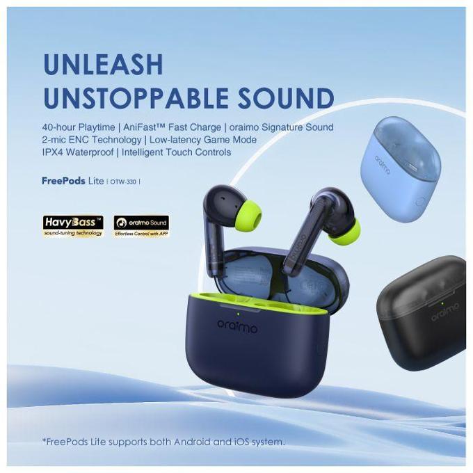 Oraimo FreePods Lite ENC True Wireless Earbuds- OTW 330 - Image 5