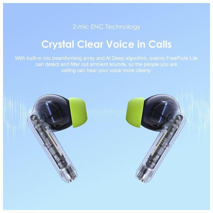 Oraimo FreePods Lite ENC True Wireless Earbuds- OTW 330 - Image 10