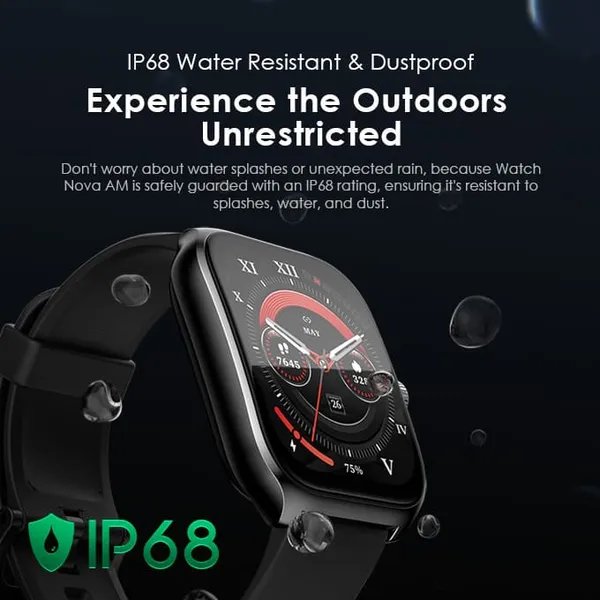 Oraimo Watch Nova AM 2.01" AMOLED Screen Curved Cover Smart Watch - Image 10